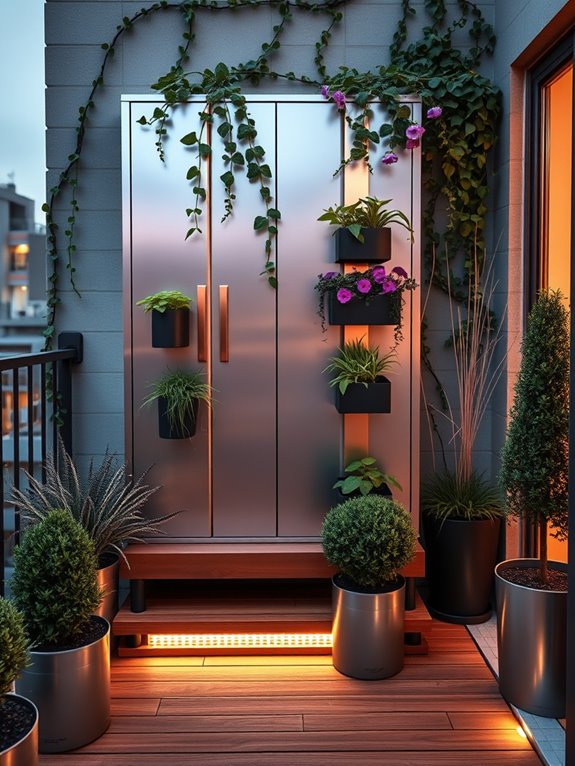 charming weatherproof storage solution