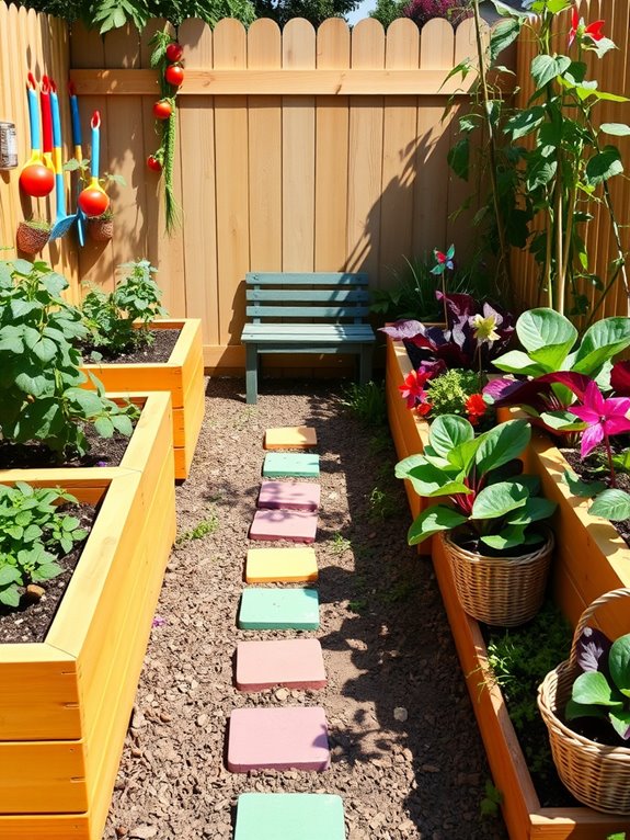 child friendly vegetable garden