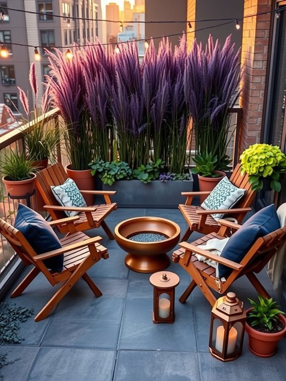 circular seating for conversation