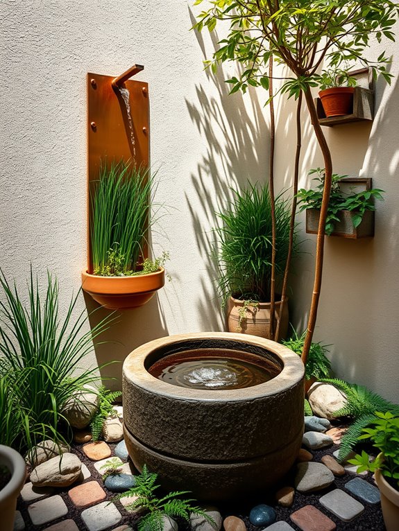 compact tranquil water features