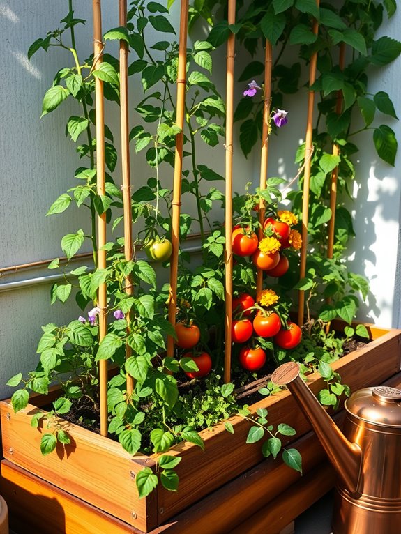 companion plants enhance tomatoes