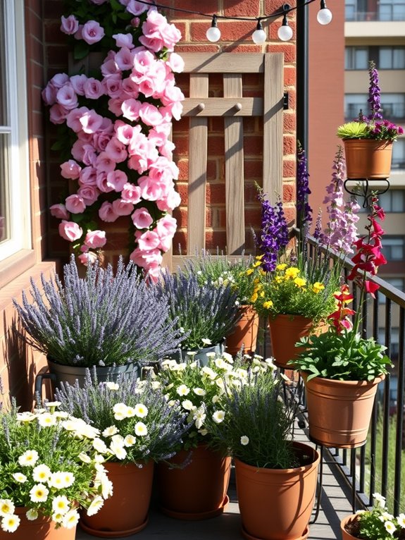 cottage garden color harmony