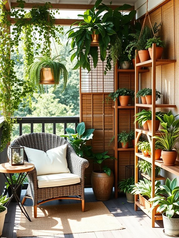 cozy botanical reading sanctuary