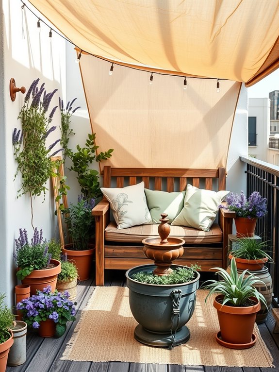 cozy outdoor relaxation oasis