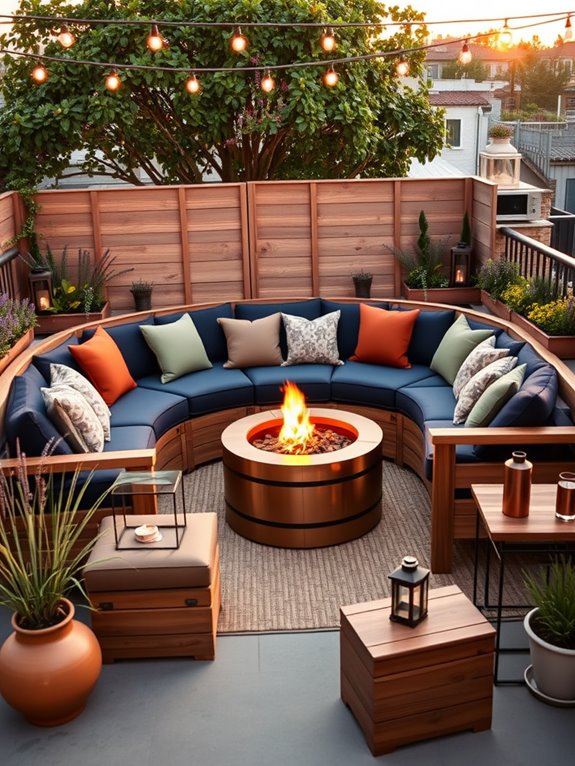 cozy weather resistant outdoor seating