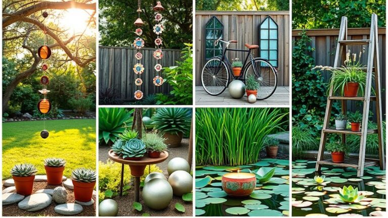 creative garden display ideas