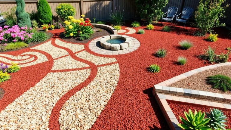 creative mulch garden ideas
