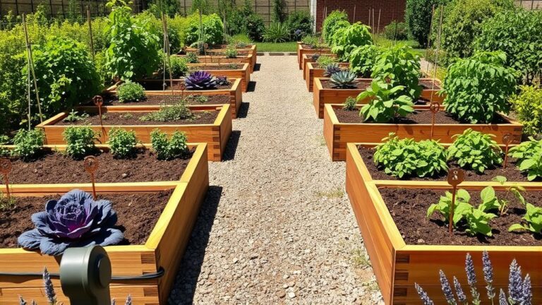 creative raised bed gardens