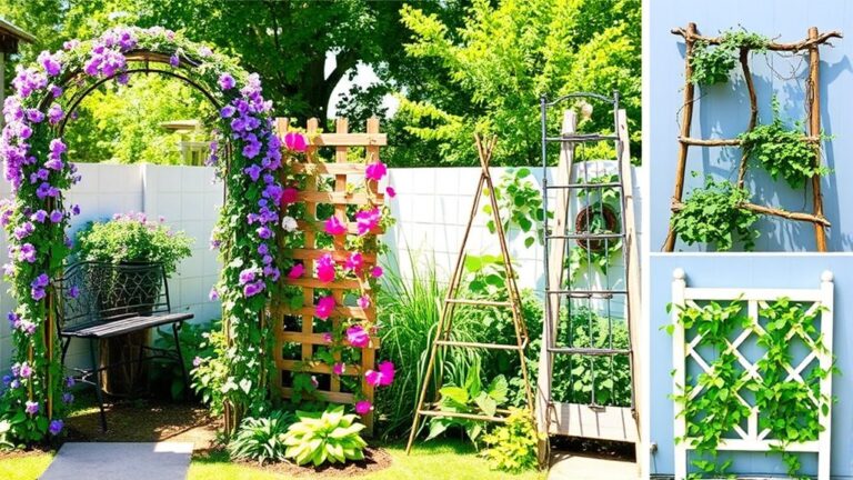 creative trellis garden designs