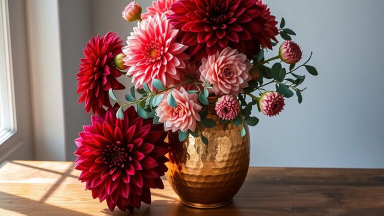 dahlia arrangement design tips