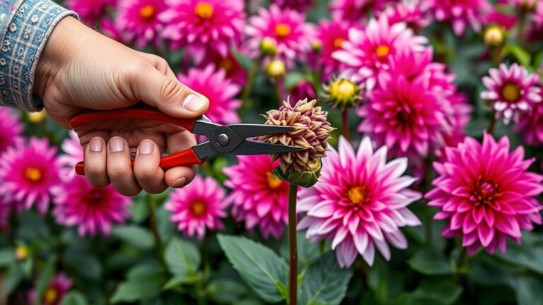 dahlia deadheading techniques explained