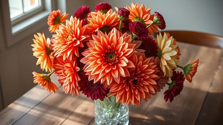 dahlia flower arrangement techniques