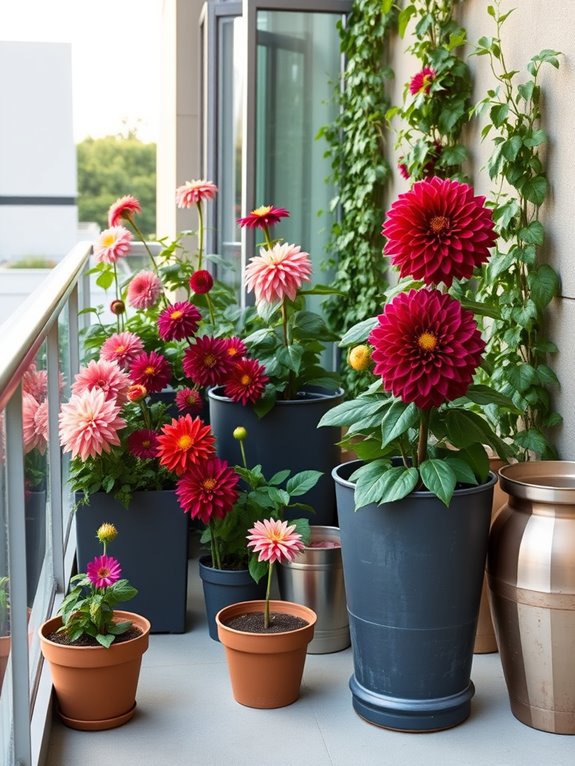 dahlia space requirements vary significantly