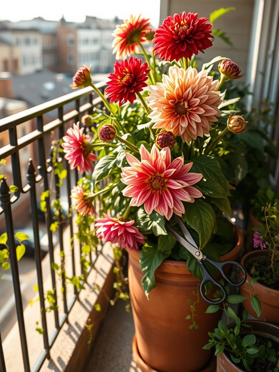 deadhead dahlias after wilting