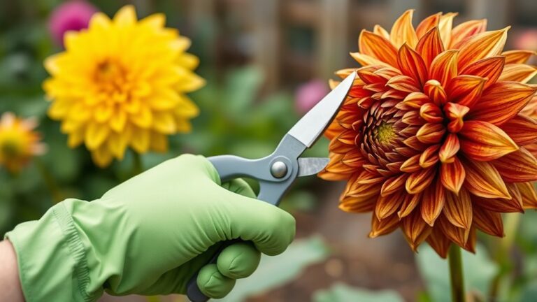 deadhead dahlias for blooms