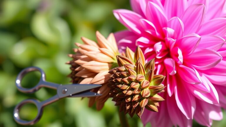 deadhead dahlias for blooms