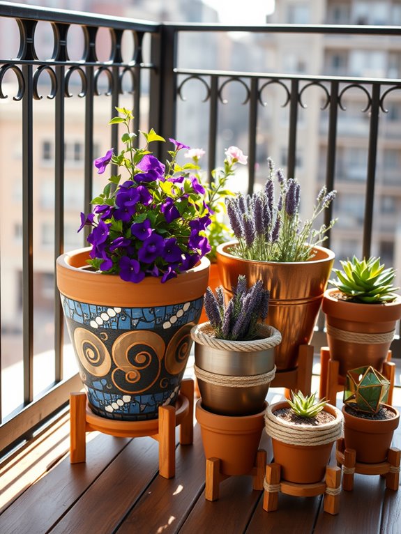 decorate your garden pots