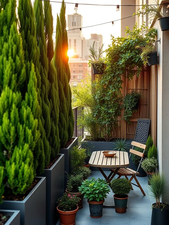 dense privacy hedge sanctuary