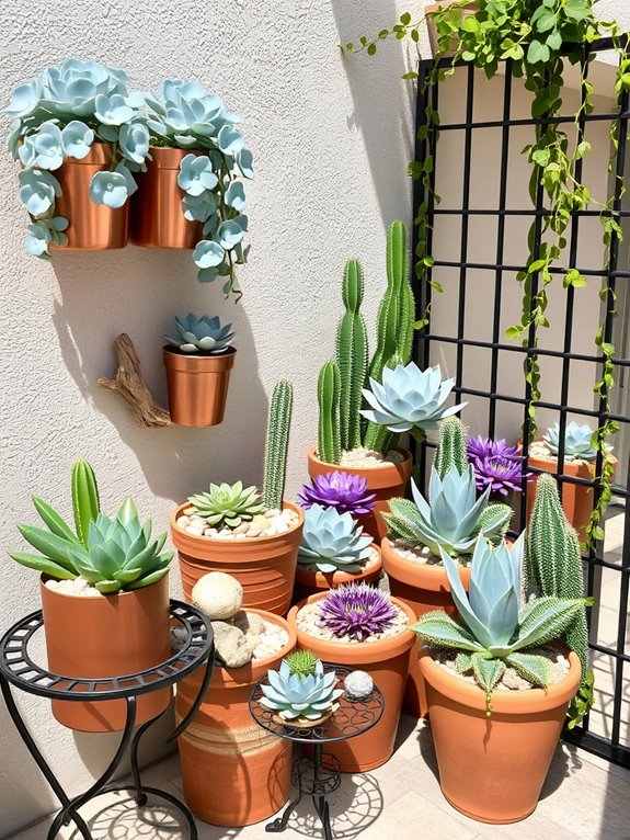desert oasis succulent garden