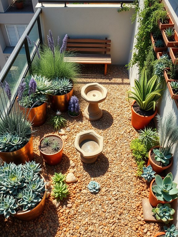 drought resistant garden pathways