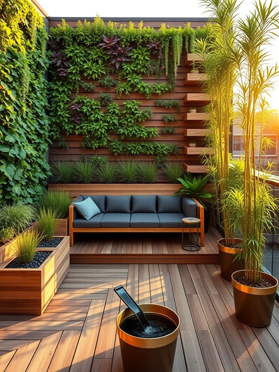 dynamic multi level garden design