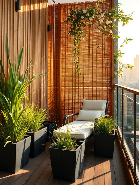 elegant bamboo privacy solution