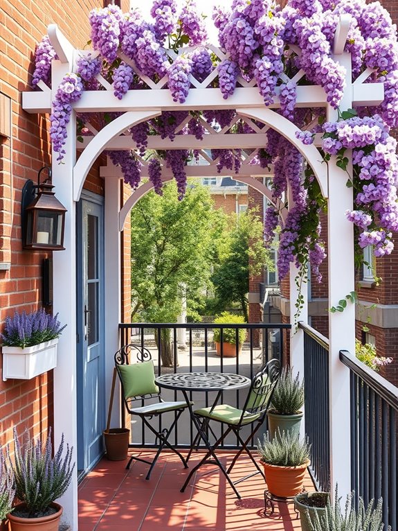 elegant garden climbing structure