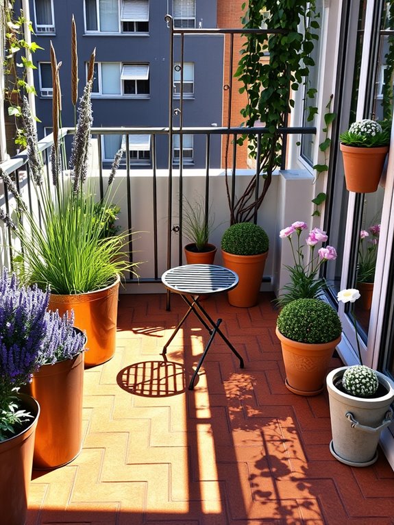 elegant herringbone garden pathway