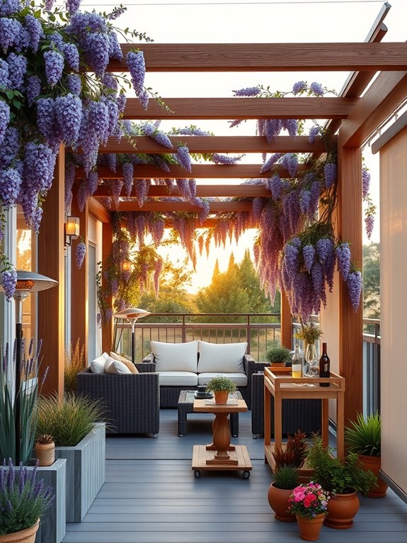 elegant outdoor living space