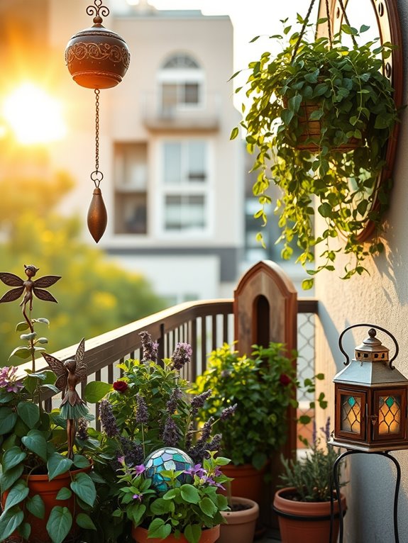 enchanted garden art installations