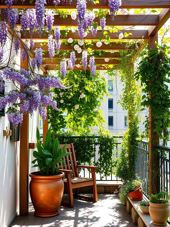 enchanted living pergola design