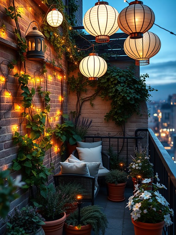 enchanted nighttime garden illumination