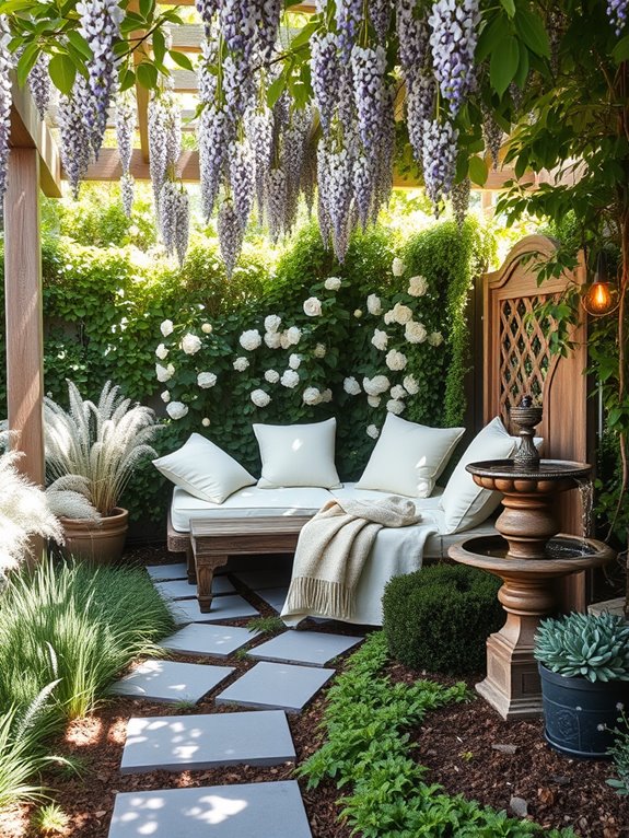 enchanted reading sanctuary created