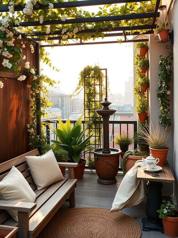 enchanting cozy garden retreat