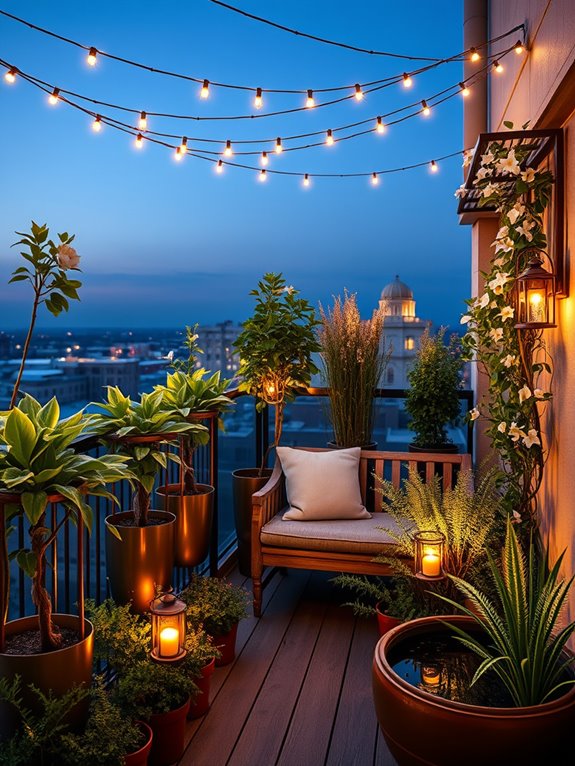 enchanting evening garden lighting