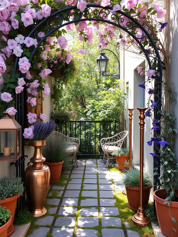 enchanting garden entrance design