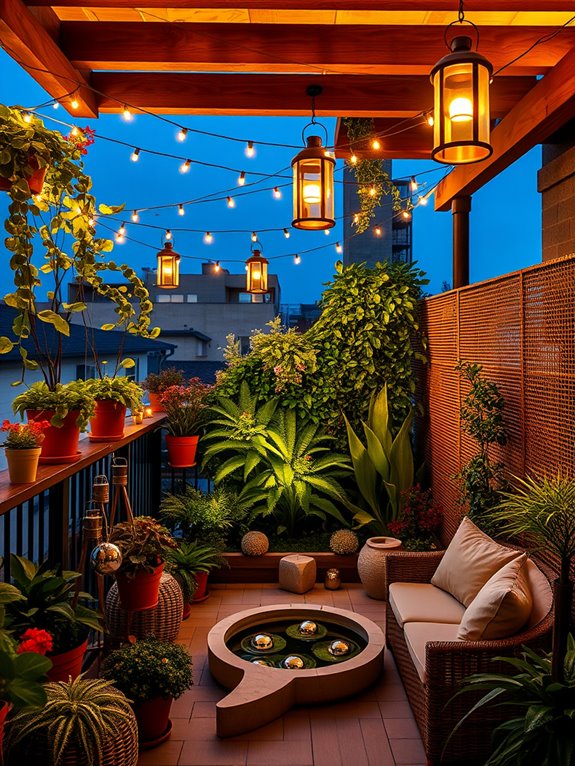 enchanting garden solar lighting