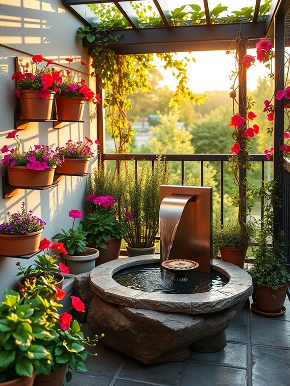 enchanting hummingbird water oasis