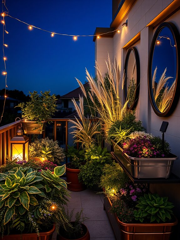 enchanting illuminated garden borders