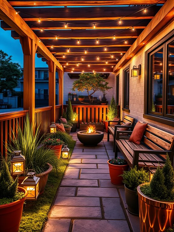 enchanting illuminated garden paths