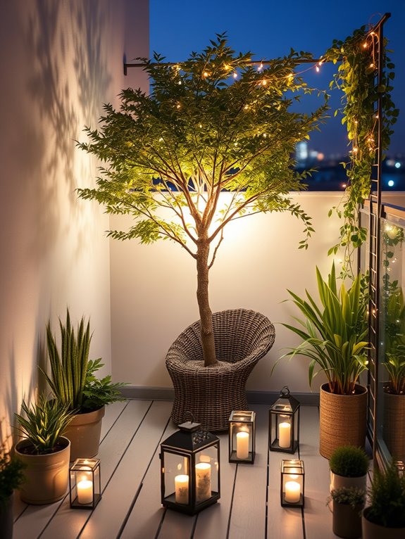 enchanting illuminated tree sculptures