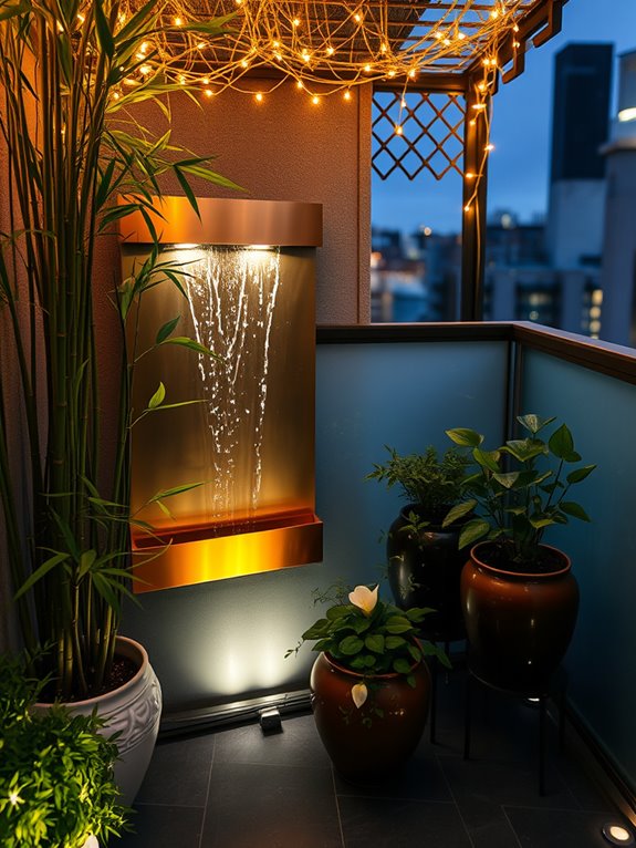 enchanting illuminated water features