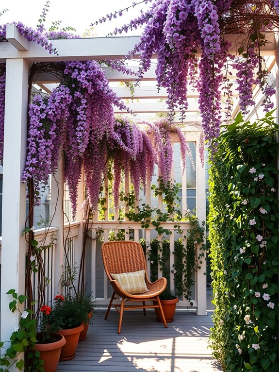 enchanting living pergola canopy