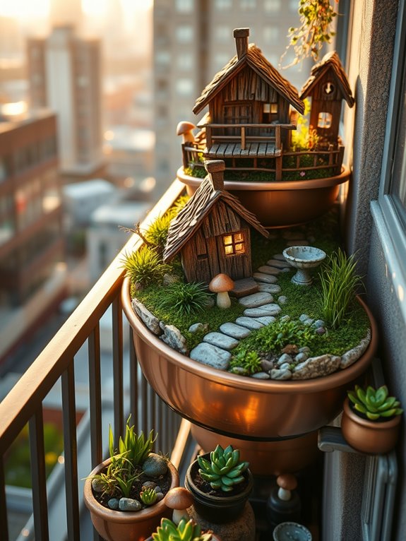 enchanting miniature garden dwellings