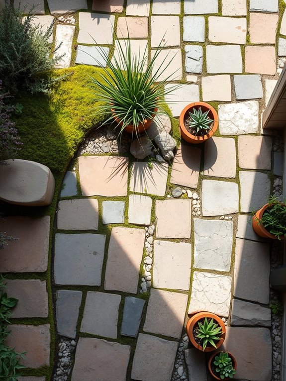 enchanting organic garden pathways