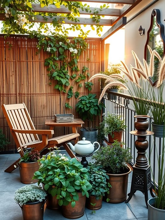 enchanting secluded tea garden