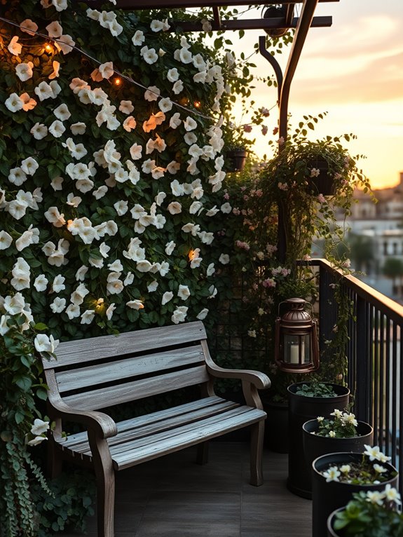 enchanting vertical garden installation
