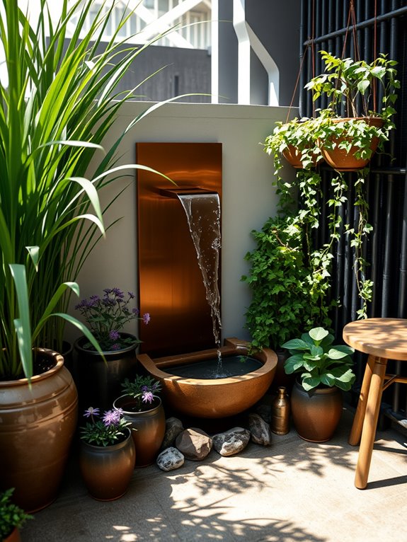 enchanting water garden features