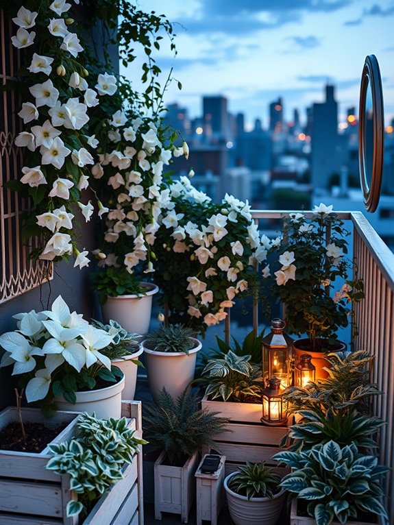 enchanting white flowering gardens