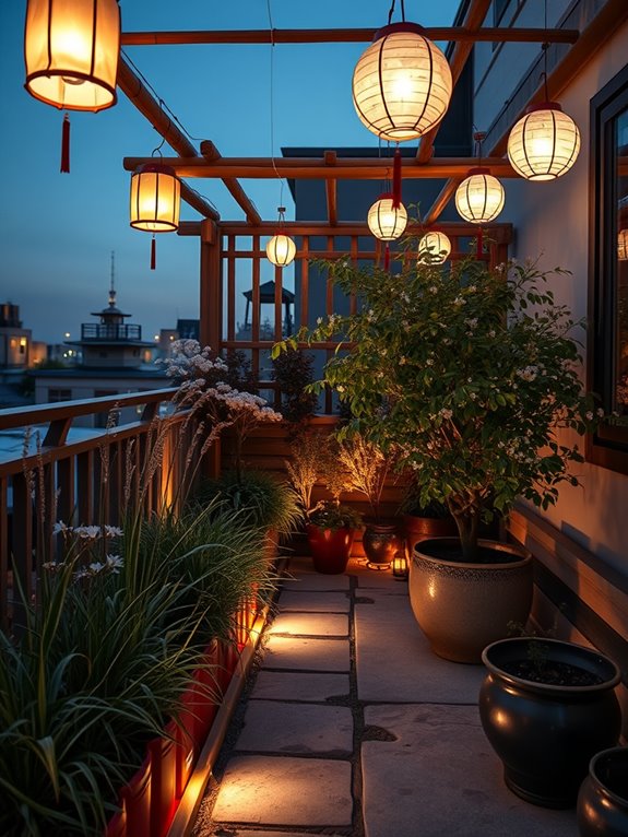 ethereal evening meditation lighting